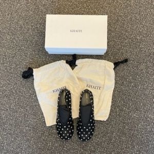 KHAITE The Marcy Flat Black Mesh w/ Crystals size 39 (runs big)